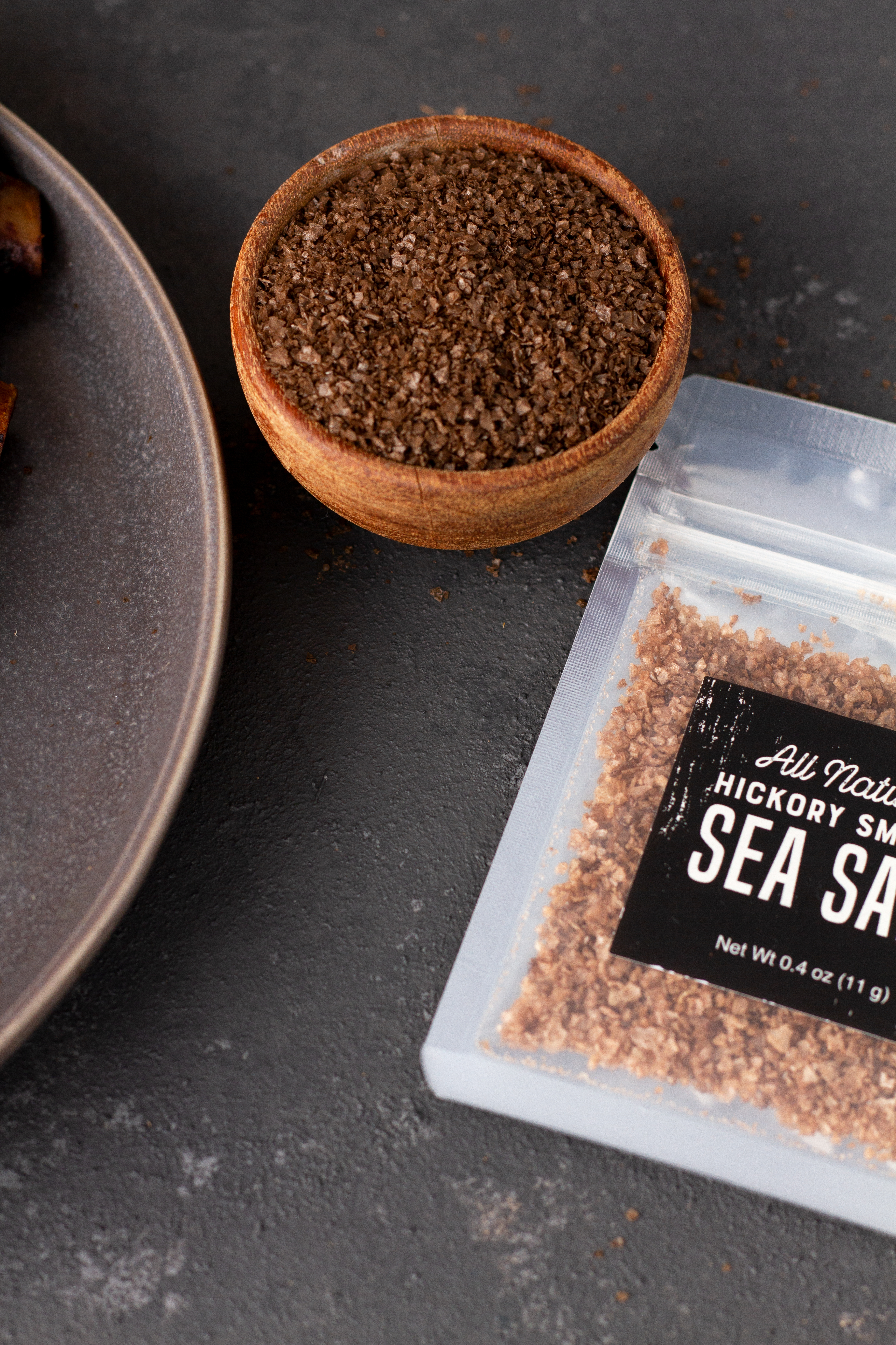 Hickory smoked sea salt